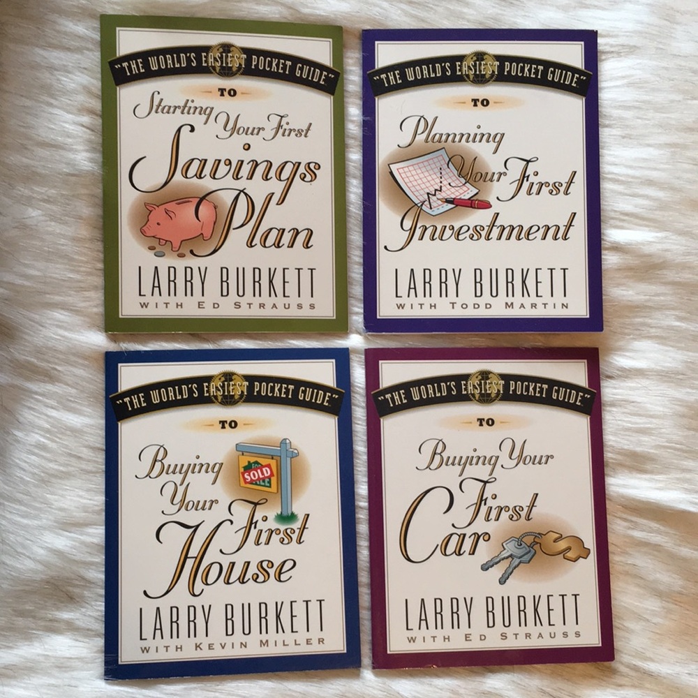 NEW BOOKS SET/4 “BUYING YOUR FIRST” SERIES POCKET GUIDE” BOOK SET/LARRY BURKETT